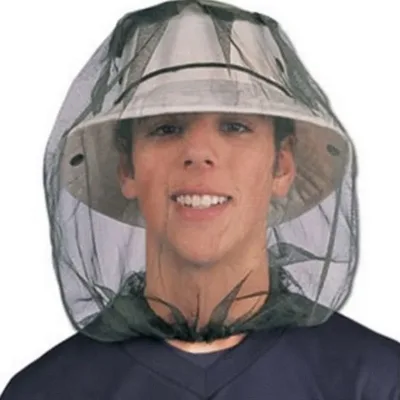 Anti Mosquito Fishing Cap 1pc Breathable Adjustable Mesh Fishing Hat Net For Men And Women Outdoor Traveling Fishing Cam image 1