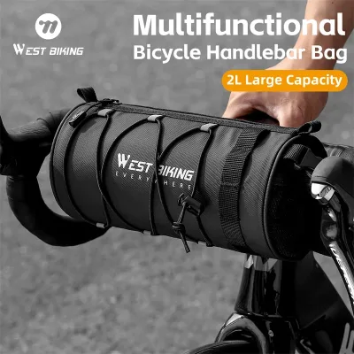 WEST BIKING 900D Nylon Water-Repellent Handlebar Front Bag