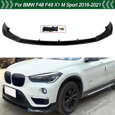 Front Bumper Splitter Spoiler Lip AC Style for BMW F48 F49 X1 M Spo...