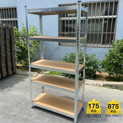 Cheapest - Heavy Duty Metal Shelving Racking Unit DIY Halloween Christmas Gift For Garage Workshop Warehouse Shed Storag image 1