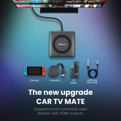 Ottocast Car TV Mate C3 Multimedia Adapter Wireless CarPlay Adapter...
