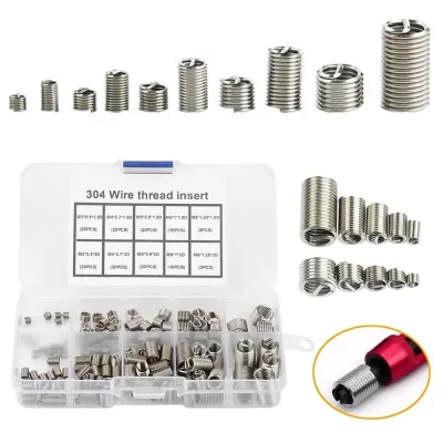150pcs Rivnuts Stainless Steel Knurled Head Threaded Rivet Nuts M3 M4 M5 M6 M8 image 1