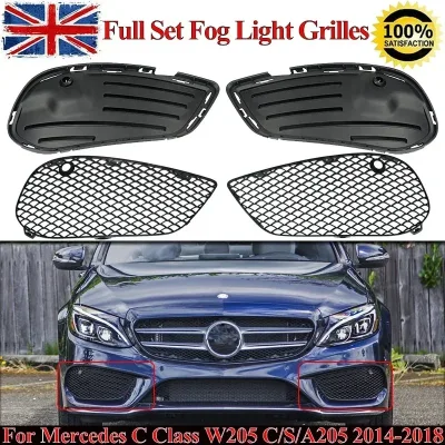 Fog Light Grilles for Mercedes C Class W205 image 1