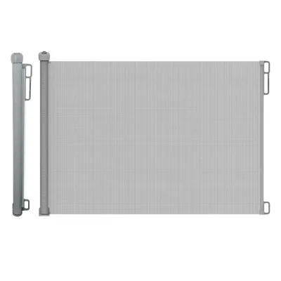 Retractable Safety Gate Wide Extend up to 130cm, Safety Baby Gate, One Handed Operating, Double Locking, Mesh Stair Gate image 1