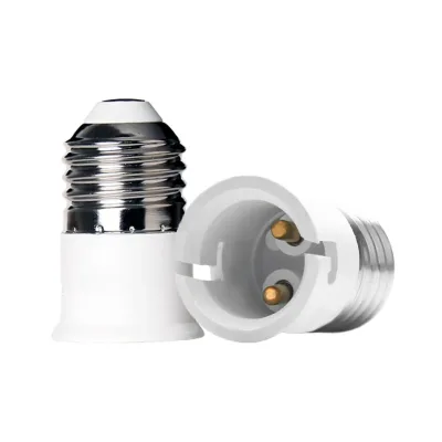 2PCS Edison Screw E27 to Bayonet B22 Lamp Socket Adapter Light Bulb Converter Max Wattage 60W AC110V 220V Lamp Base Adap image 1
