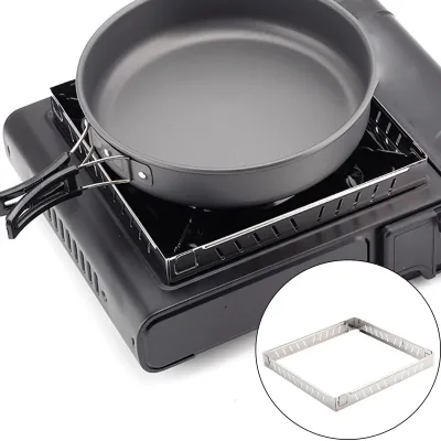 Portable Gas Stove Wind Cooker Stove Adapter Support for Hiking