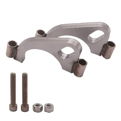 Heavy Duty 2.5" Mild Steel Exhaust Split Flange Flat Oval Replacement Parts