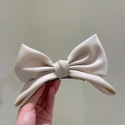 Korean Princess 3D Bow Ribbon Hair Clip Cute Barrette Girls