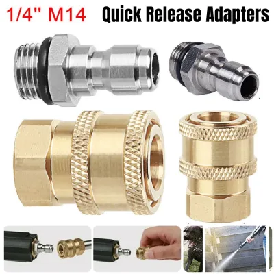 1/4'' Quick-Release Connect Fitting Pressure Washer Coupling Connec...