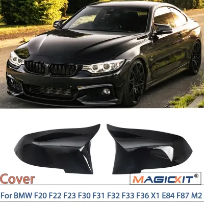 BMW M Performance Gloss Black Mirror Cap Covers F20 F30 F32 X1