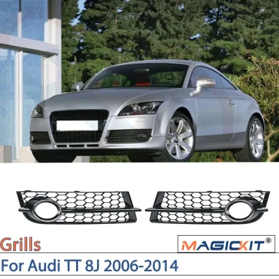 Magickit for Audi TT 8J 2006-2014 Front Fog Light Grille Cover 1pai...