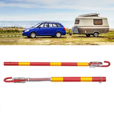 3-ton Towing Poles Shock Absorbed Tow Bar, 3000kg Rigid Trailer Bar...