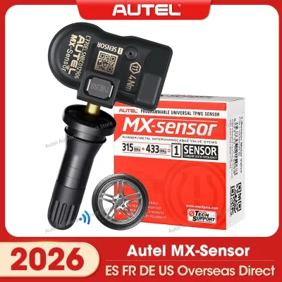 Autel MX-Sensor TPMS Sensors 2in1 315MHz + 433MHz Frequencies Press-in Tire Replacement Autel Sensor Work with TS501 pro