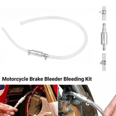 1X Car Motorcycle Clutch Brake Bleeder Hose Tube Bleeding Tool One Way Valve Kit