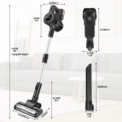 DayPlus 21V Cordless Vacuum Cleaner with Brushless Motor image 1