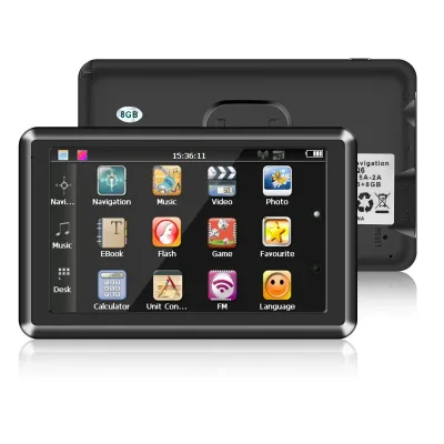 5" 8GB CAR Lorry HGV LGV GPS SAT NAV NAVIGATION Lifetime Free Preload Maps