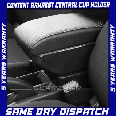 Ford Fiesta MK7 Central Console Armrest Box with Cup Holder