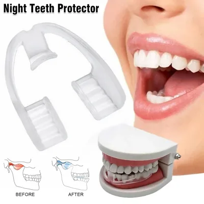 Sleeping Grinding Protector Teeth Night Guard Bruxism Dental Mouth Guard Useful image 1