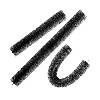 SucceBuyGutter Guard Cylinder-Shaped Brush Easy On Gutter Guard 5" Gutter Brush W/ Bristle Easy To Clean For Roof Gutter