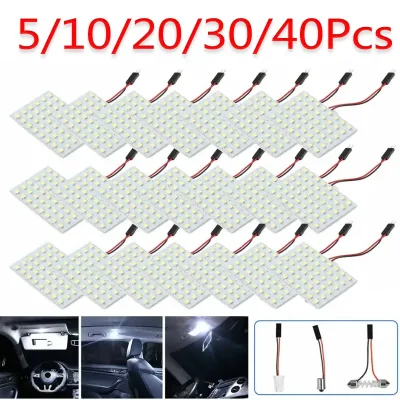 BA9S T10 LED Interior Car Light Bulbs 48SMD White 12V — 5–40 Pack