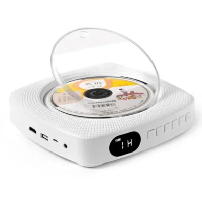 CD Player with USB Port Bluetooth Portable Speaker