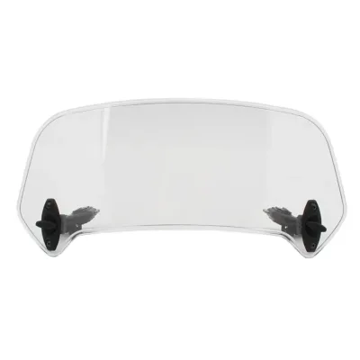 Motor Adjustable Windshield Screen Extension Spoiler Wind Deflector - Clear image 1