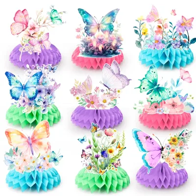 9-Piece Butterfly Table Centerpieces