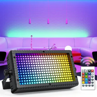 60W Mini LED Strobe RGBW 4in1 Wallwasher Light By DMX512 Auto Sound Remote Master/Slave For Wedding Xmas Birthday Club D image 1