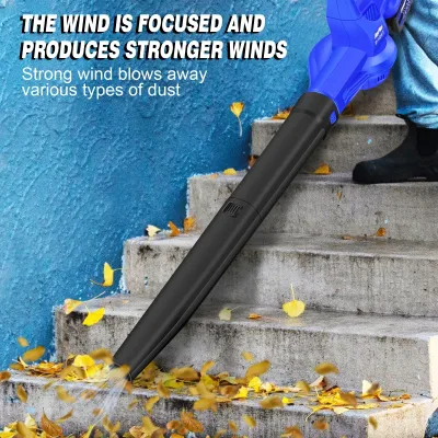Cordless Leaf Blower 21V with Battery Handheld Garden Leaf Blower Cordless Lightweight Portable Battery Leaf Blower, for