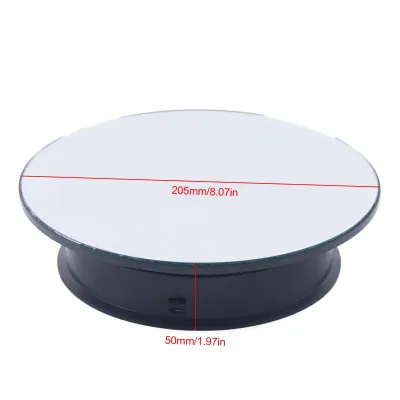 Rotating Display Stand 360 Degree Revolving Motorized Turntable 5kg Load Bearing Smooth Rotation High-quality Silencing 
