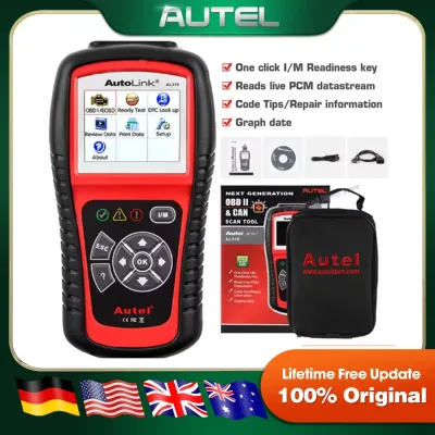 Autel AL619 AL519 OBD2 Scanner Car Diagnostic Tool Code Reader Auto...