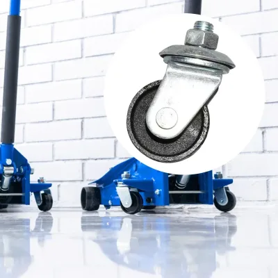 Generic Floor Jack Casters Replace Parts Universal Wheel Car Supplies Trailer Caster Wheel Accessories for 4 Ton Floor J