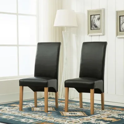 Faux Leather Dining Chairs