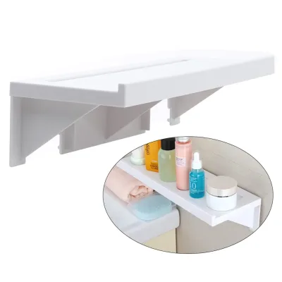 Wall Mounted Shelf Bathroom Storage Organizer Display Holder