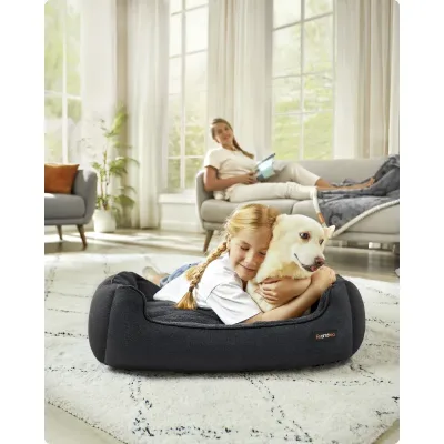 Feandrea Linen Dog Bed image 1