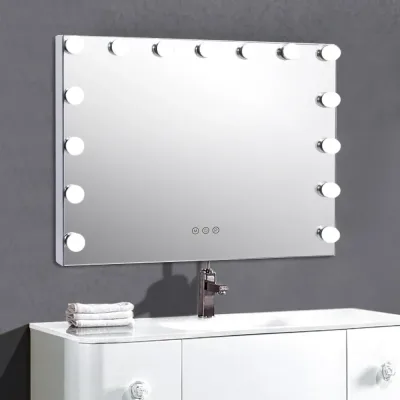LED Makeup Vanity Mirror with Touch Dimmer 15 Lights