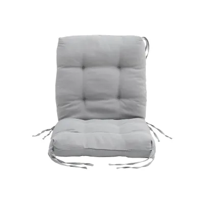 Light Grey Rattan Chair Cushion for Indoor and Outdoor Use
