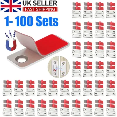 10/20/30/40/50/100Pcs Strong Door Closer Magnetic Door Catch Latch Ultra Thin Door Magnet Furniture Cabinet Cupboard wit