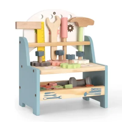 Robotime Wooden Workbench Toy image 1