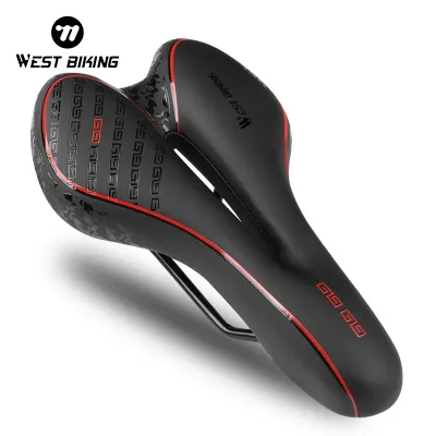 West BIKING Bike Saddle MTB Mountain Road Bicyle Seat Hollow PU Lea...