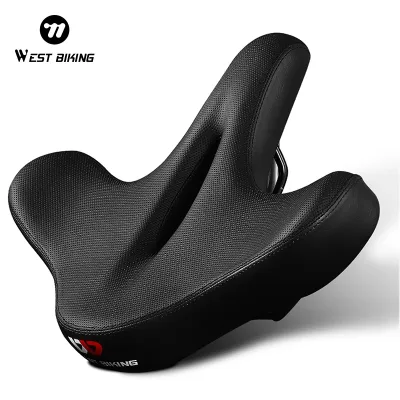 West BIKING Bicycle Saddle Ergonomic Cycling Widen Thicken Cushion ...