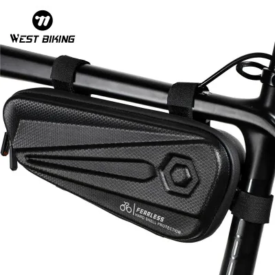 West BIKING Waterproof Bicycle Frame Bag EVA Hard Shell Tools Stora...