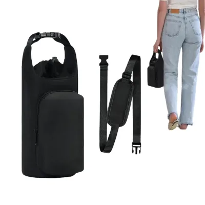 Water Bottle Holder with Strap,Beach Bottle Bag, Water Bottle Sling, Portable Water Bottle Bag for Sports Water Bottle