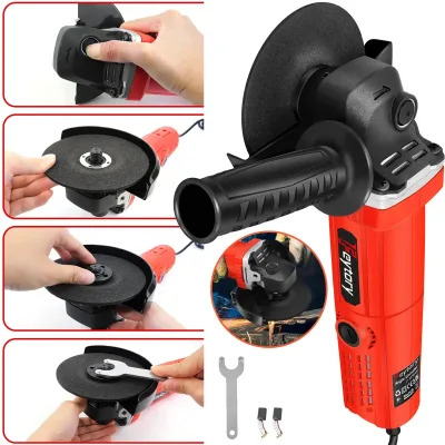 Feytory Electric Corded Angle Grinder, 115mm Grinding Wheel, 11000R...