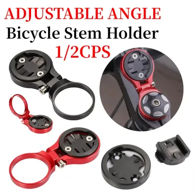 GPS Cycling Support Front Folding Adjustable Angle Stem Holder Accessories Stopwatch Top Cap Bike Computer Mount For Gar