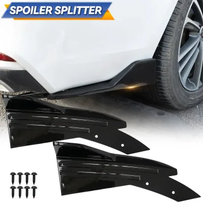 Universal Car Bumper Spoiler Rear Lip Angle Splitter Diffuser Wingl...
