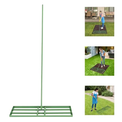Heavy-Duty Lawn Levelling Rake for Garden and Golf Lawn