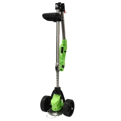 200W Electric Lawn Mower Cordless Grass Trimmer Height Adjustable Mini-Mower Battery Powered Garden Power Tools 8* Blade