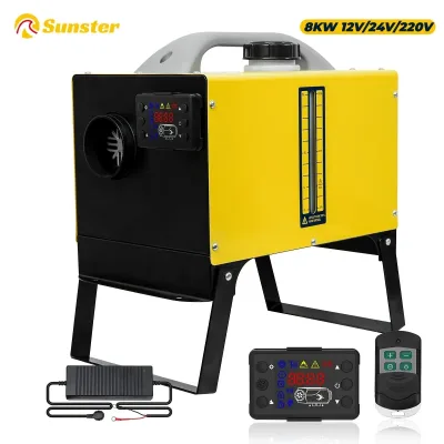 8kw Diesel Air Heater 12V 24V 220V All-in-one Car Parking Heater W/...