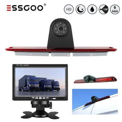 ESSGOO 7-Inch TFT Rear View Monitor with Camera Mercedes Sprinter VW Crafter T5/T6